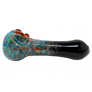 4.5" Frit Ombre Multi Marble Head Hand Pipe - (Pack of 2) [ZD218]